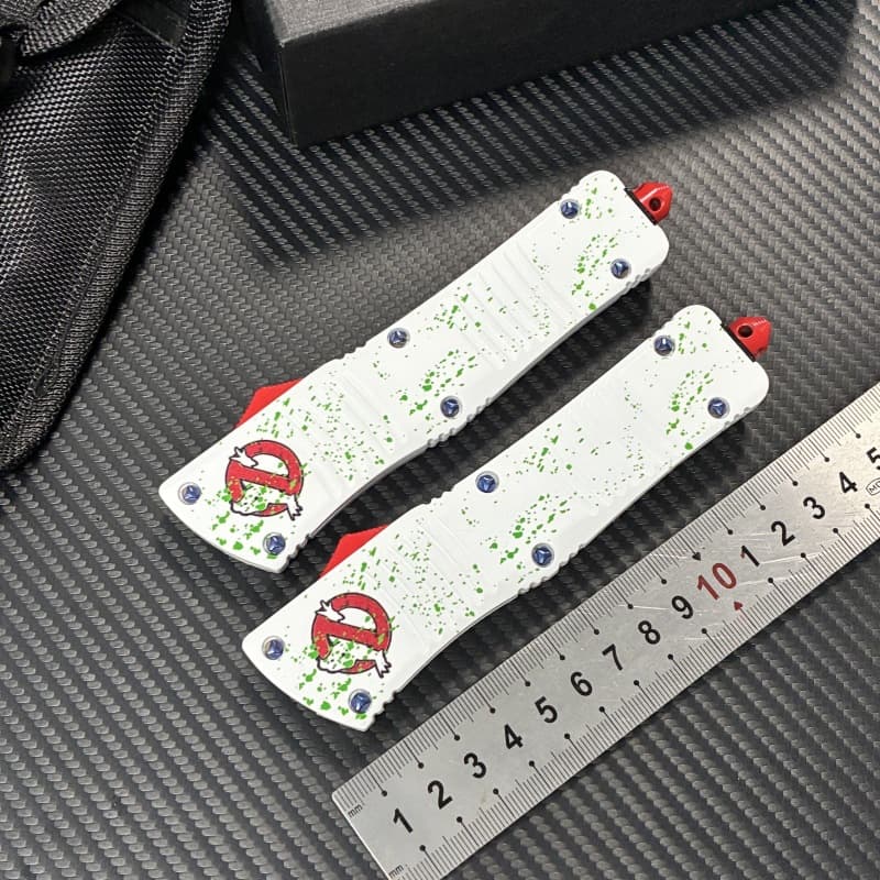 Cross-border hot selling micro-technology OTF zinc alloy knife handle outdoor tool multi-function handle EDC scabbard self-defense accessories