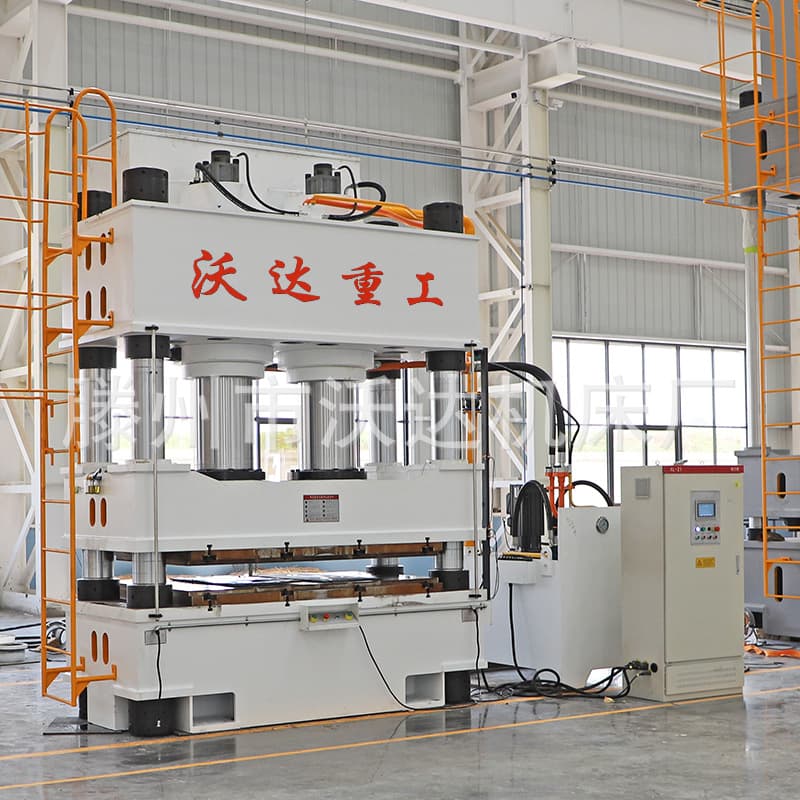 800-ton double-cylinder four-column hydraulic press, 800t hot pressing servo hydraulic press, carbon fiber hot press, pressure machine
