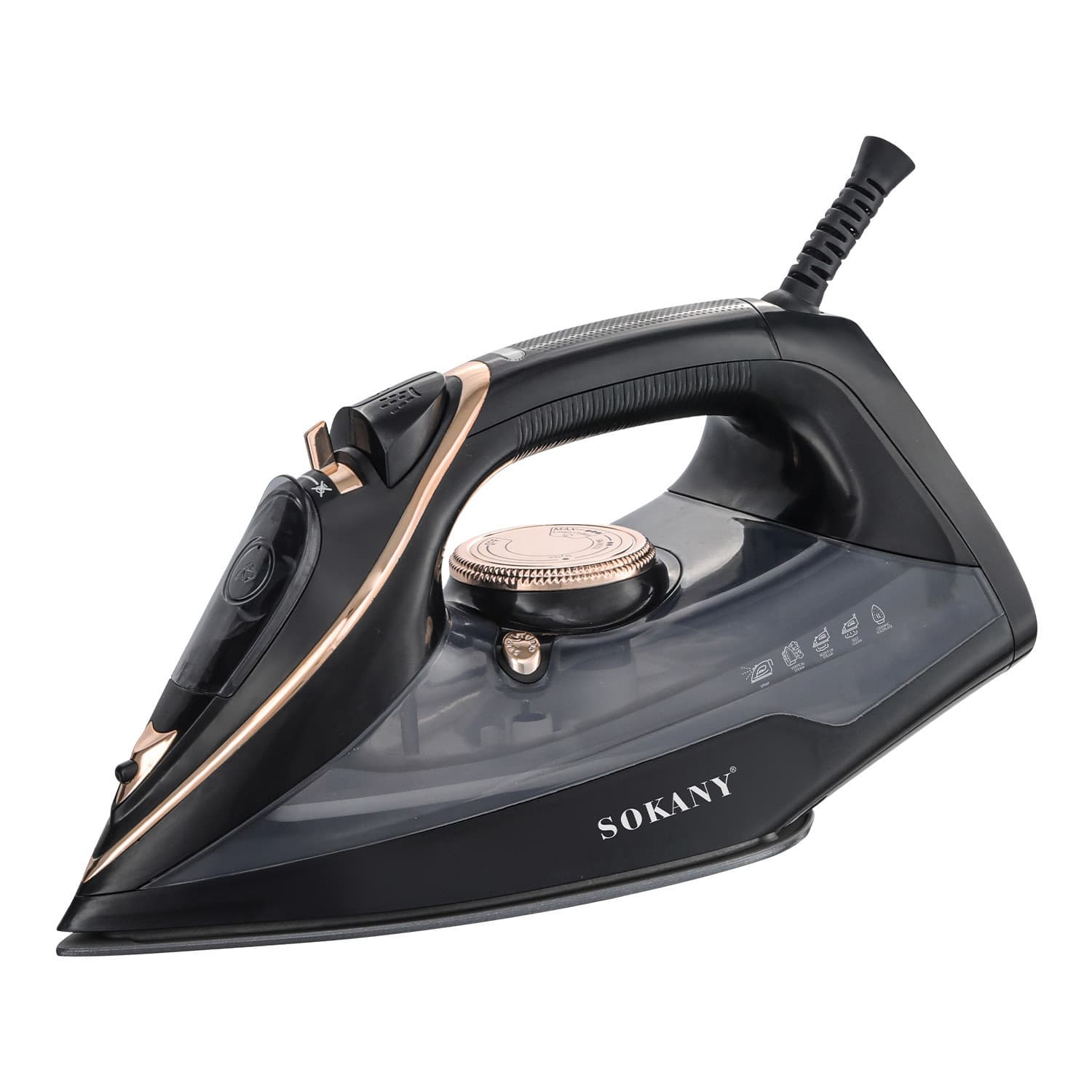 Foreign Trade Iron Household Steam Iron Ironing Clothes Ceramic Soleplate Steam Iron 11006