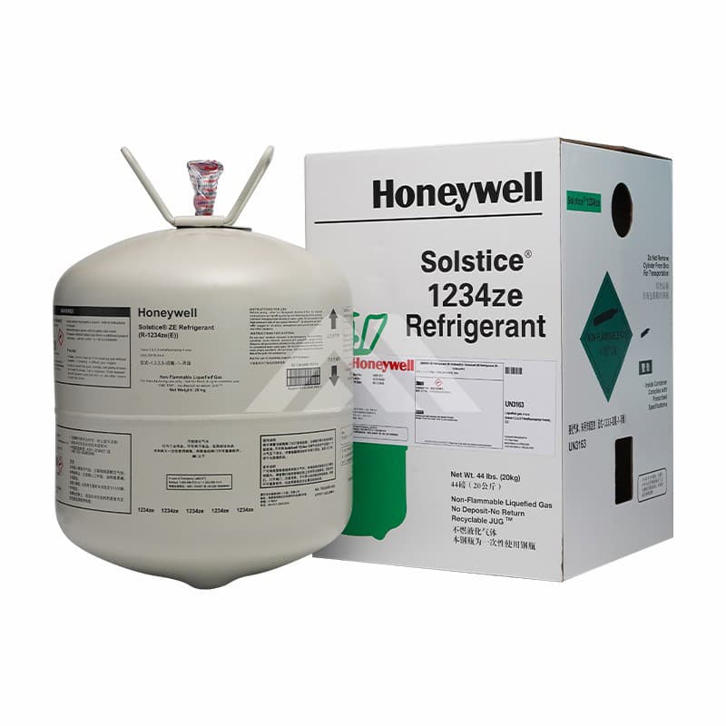 Honeywell R1234ze refrigerant Freon environmentally friendly refrigerant refrigerant net weight 22.7kg 1 bottle