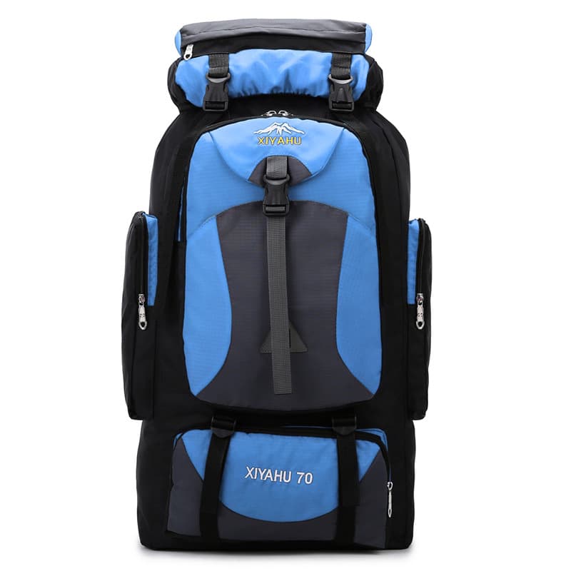 New Cross-border 70L Outdoor Hiking Backpack for Men and Women, Sports Daypack, Large Capacity Casual Trekking Travel Backpack