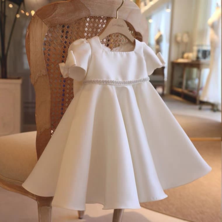 Children's princess dress, fashionable girl baby flower girl baby girl's first birthday dress tutu skirt
