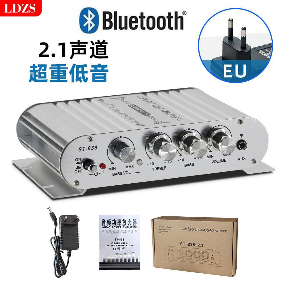 New Mini Bluetooth Amplifier Board, Home/Car Multifunctional Speaker, Professional Hi-Fi 12V Car Audio Amplifier