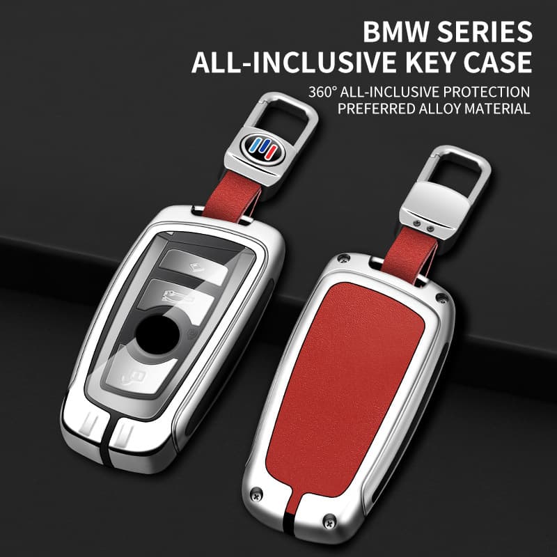 Suitable for BMW 3 Series 320Li Key Case 318i Old 5 Series 523Li Shell 525 Car Alloy Key Case Buckle for Men