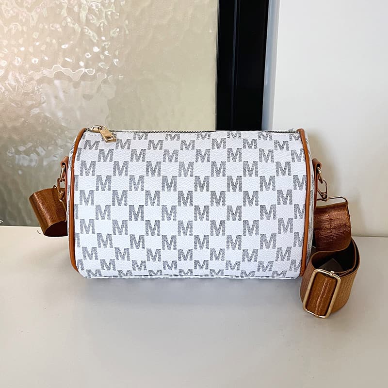 Women's Bag 2026 New Style Monogram Single Shoulder Bag, Elegant Versatile Pillow Bag, Crossbody Bag PU Underarm Bag