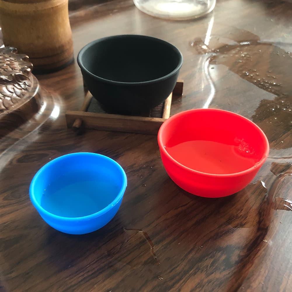 Tea Bowl small tea cup silicone tea cup solid color silicone tea cup soft glue environmental protection tea cup kung fu tea set