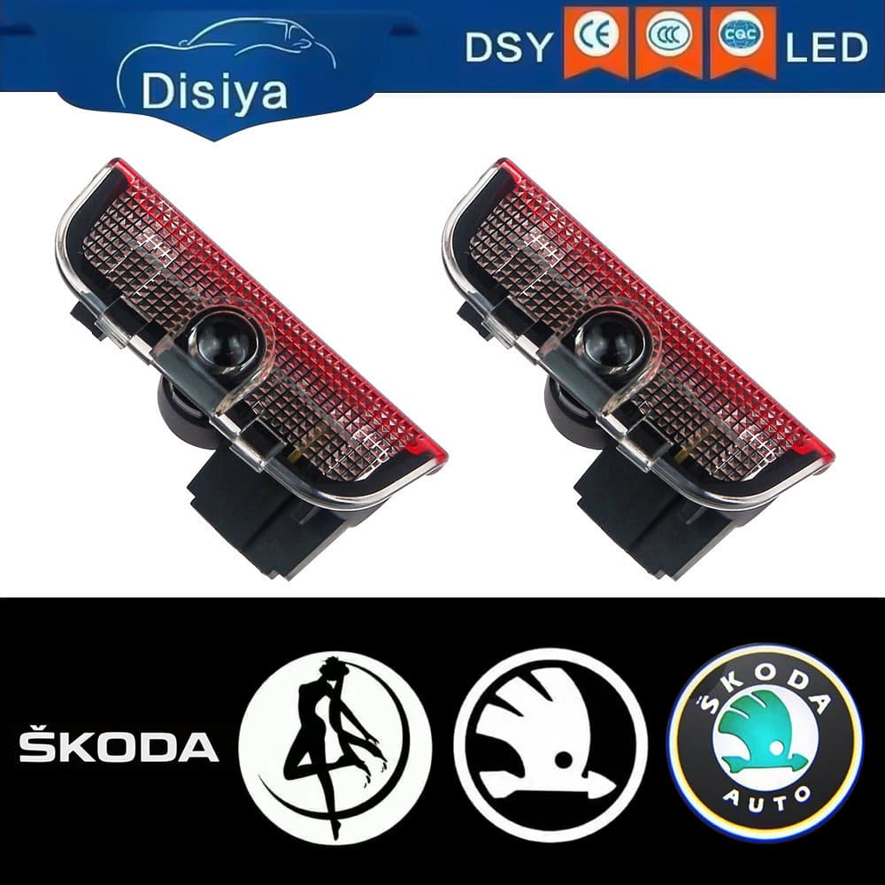 Custom Fit Welcome Light for Skoda Octavia Car LED Projector Door Light