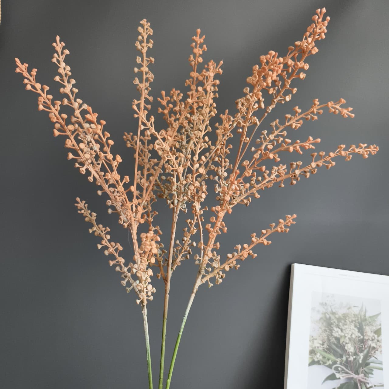 Simulated flower and fruit branches, bird fruit, salted fruit, overseas supply network, red home wedding Christmas design decoration wholesale