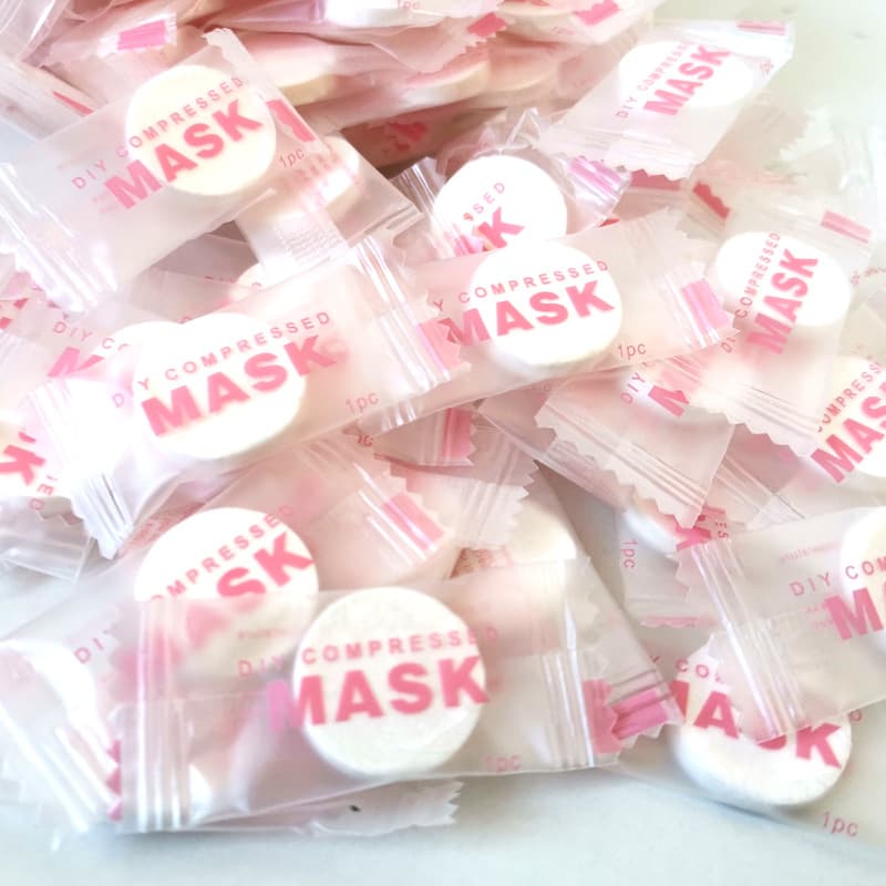 Trending Ultra-Thin Silk Compressed Mask, Invisible Silk Mask Hydrating Disposable Face Mask, Drop Shipping Available