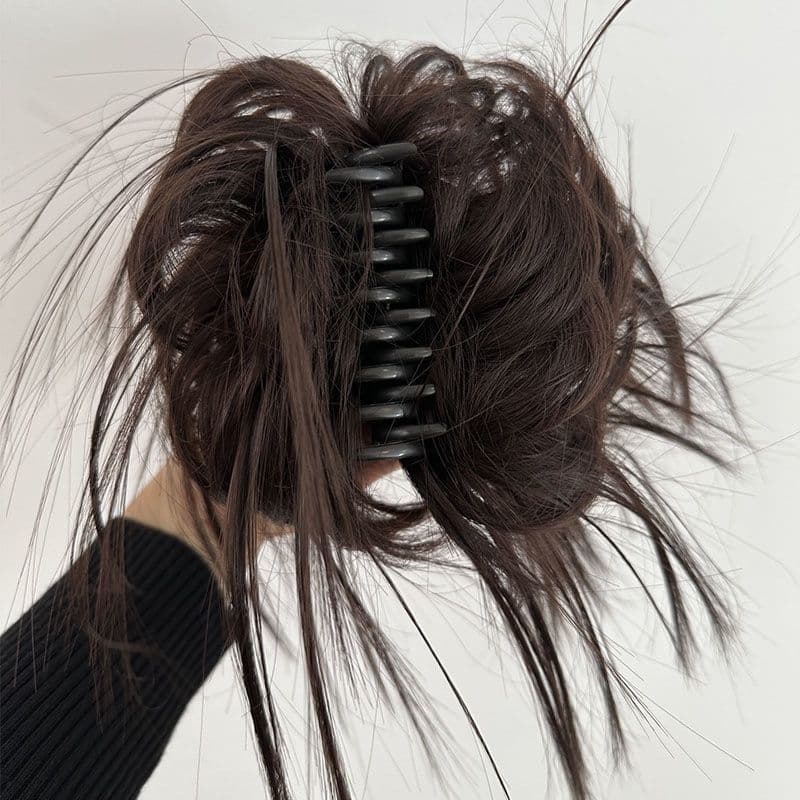 Punk Style Chicken Coop Hair Wig Bun Headwear Frizz Hair Claw Clip Sexy Girl Messy Lazy Person Fluffy Hair Styling Tool