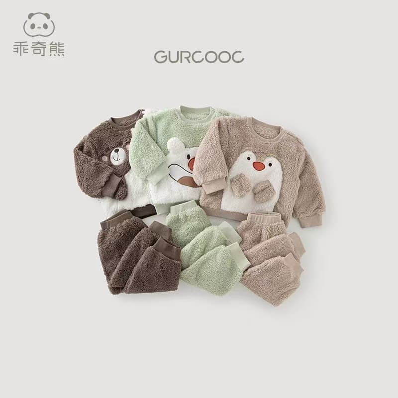 Autumn/Winter Kids Flannel Split-Leg Sleeping Bag, Thickened Coral Fleece Pajamas for Girls, One-Piece Warm Loungewear