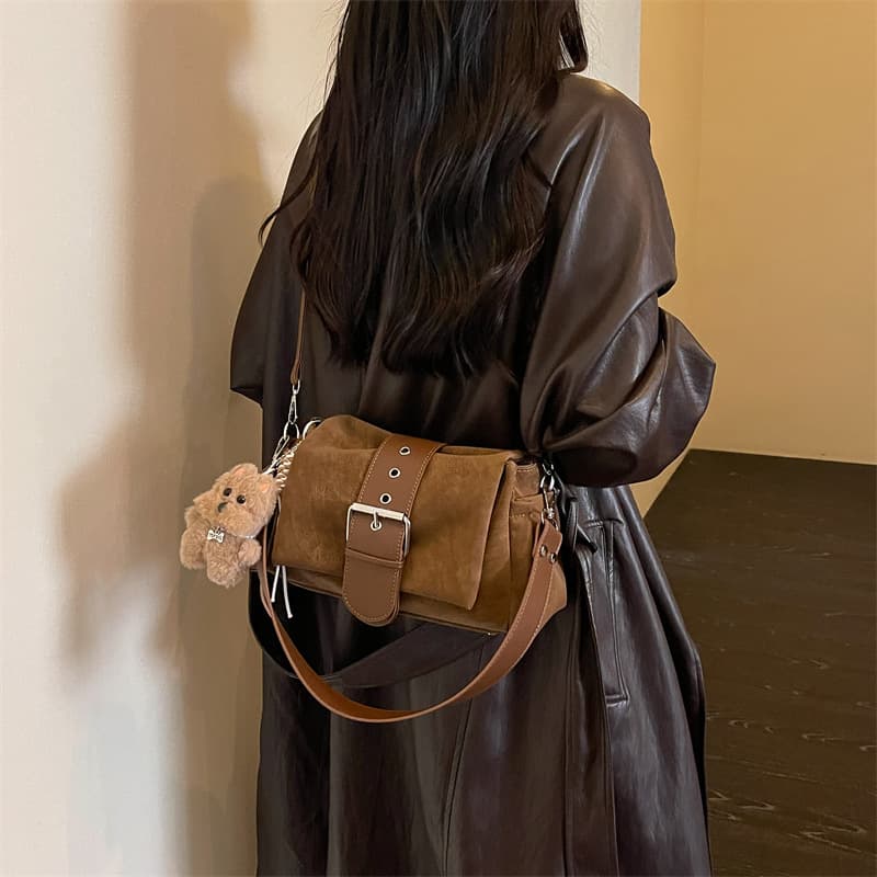 Pen Holder Bag Large Capacity Premium Korean Best-Seller Niche High-End Women's Bag 2026 New Handbag Shoulder Crossbody Bag