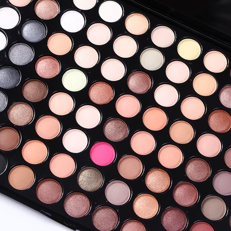 88-Color Earth Tone Smoky European American Pearlescent Matte Nude Makeup Eyeshadow Palette Student Affordable Beauty