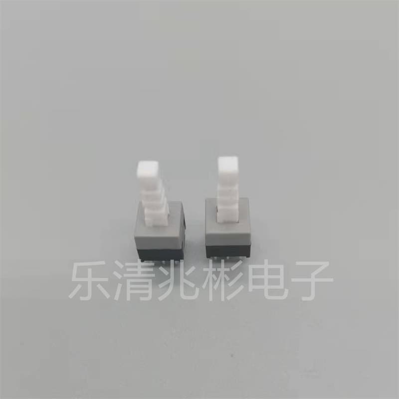 Supply 8*8*8 Self-Locking Switch High-Head Self-Lock, Total Height 22mm Double-Row Six-Pin Self-Locking Switch