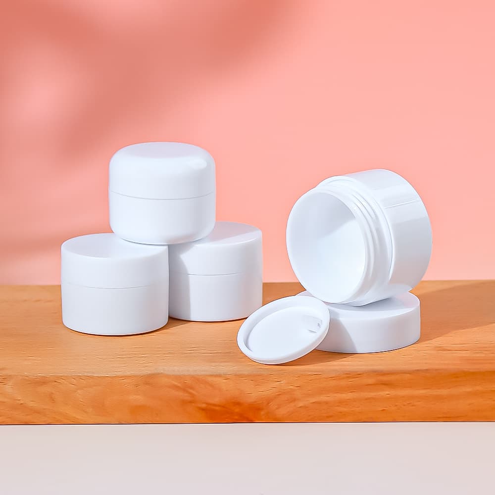 Cream bottle double-layer PP plastic jar 30g eye cream eye mask refill empty bottle 5/10/15/50g makeup remover cream bottle