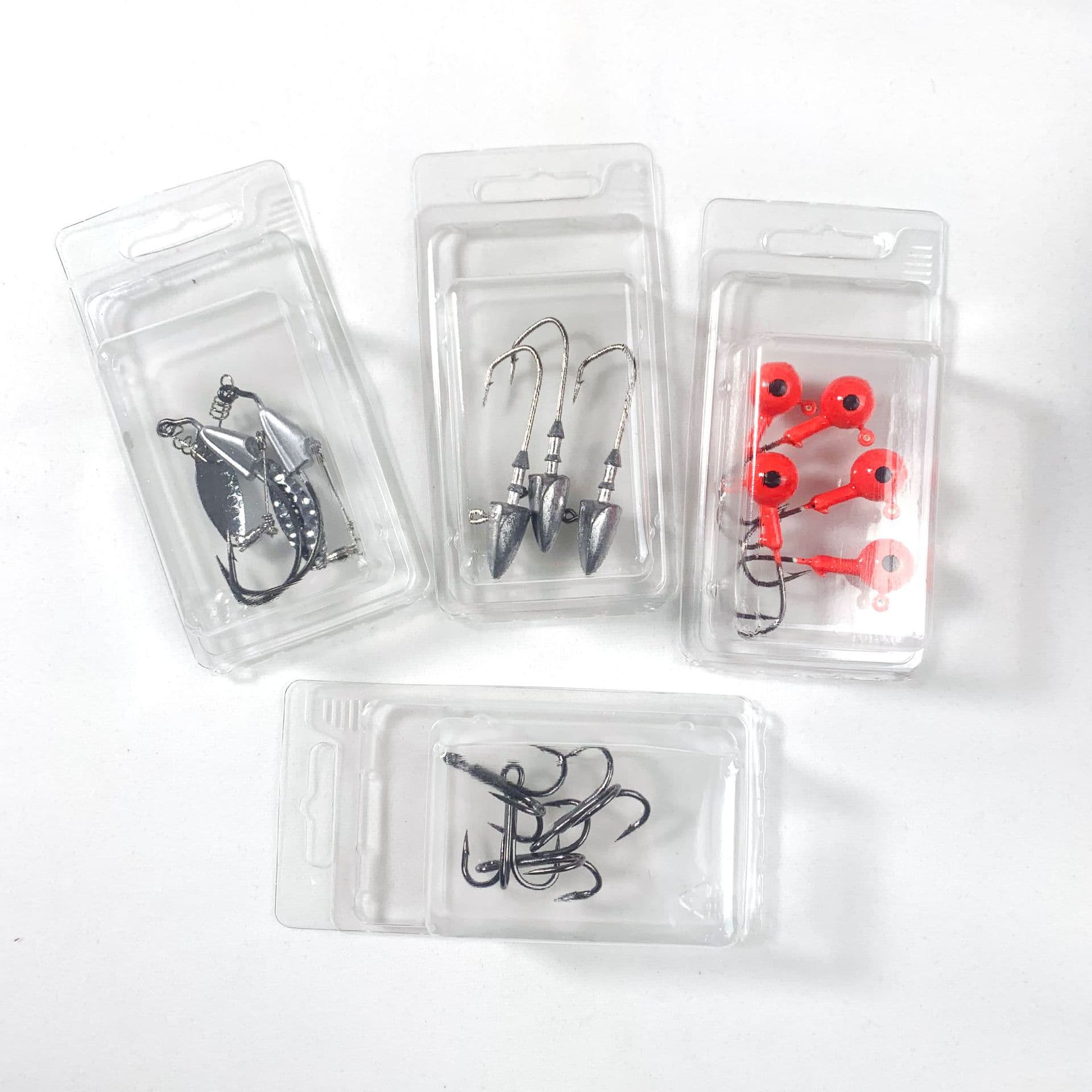 Blister Box, Lure Fishing Tackle Small Parts Packaging Box, Treble Hook, Offset Hook, Transparent Plastic Box, Wholesale Stock