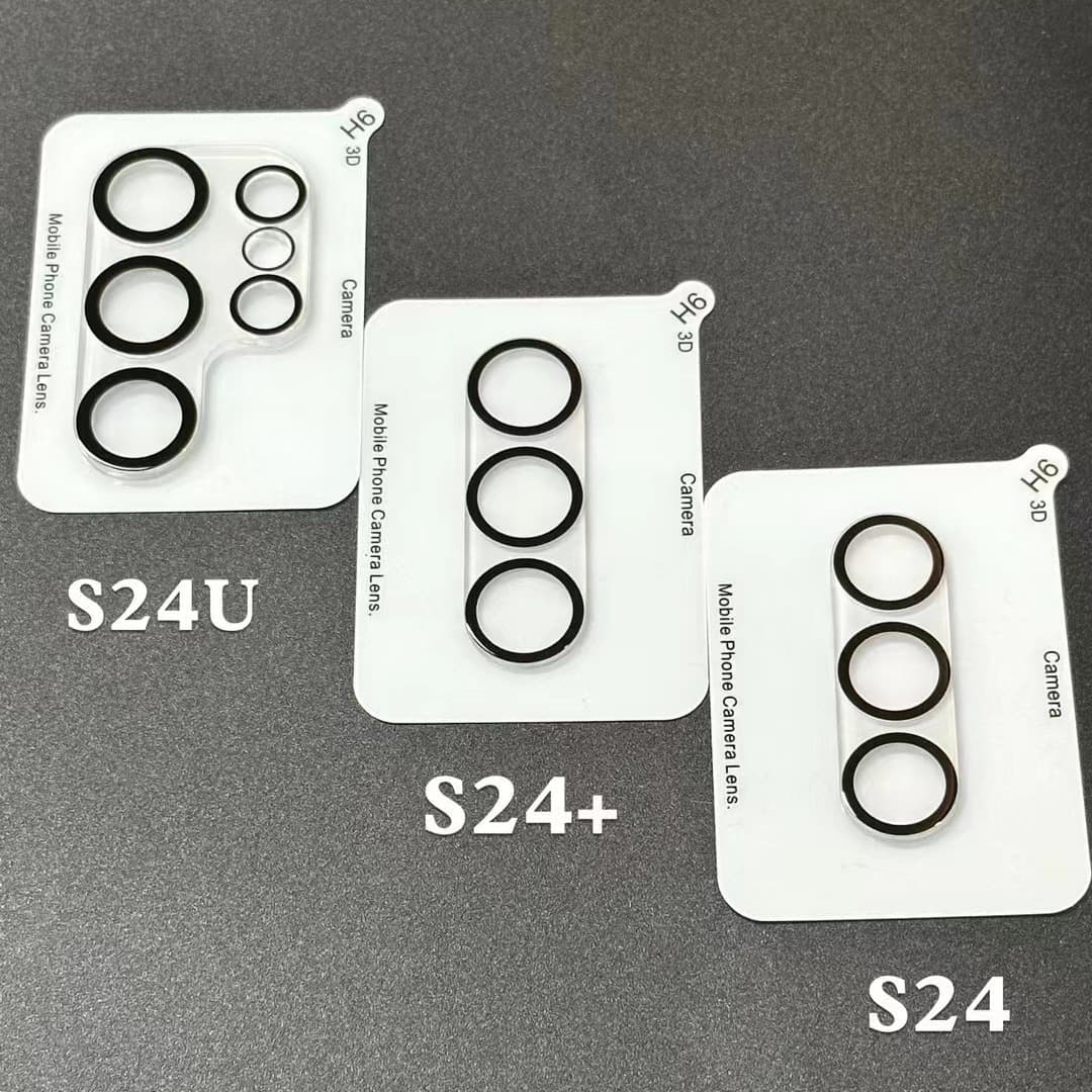 Suitable for Samsung S25Ultra integrated transparent lens film S25Plus silk screen small circle S25edge all black 3D