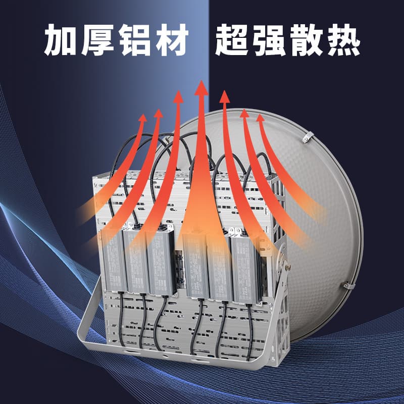 ☨ Lighting LED tower crane lights 1000W construction star high-power ultra-bright worksite searchlights (200 units)