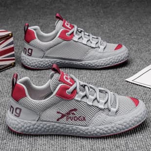 Mesh Men's Shoes 2026 Summer Soft Sole Driving Shoes Casual Sneakers New Trendy Skate Shoes Agam Shoes