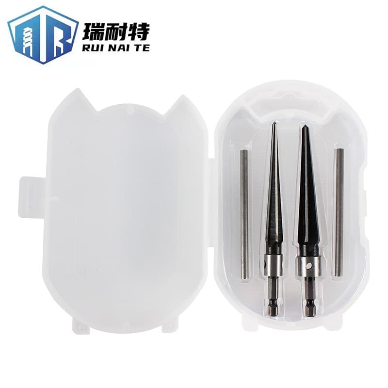 Wholesale Tapered Reamer Set Woodworking Hand Tool Hole Chamfering Tool Hex Shank Electric Drill Tapered Reamer