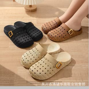 2026 Summer New Home Women's Slippers, Women's Shoes for Supermarket and Hotel, Closed-Toe Anti-Slip Women's Sandals, Factory Direct Sales