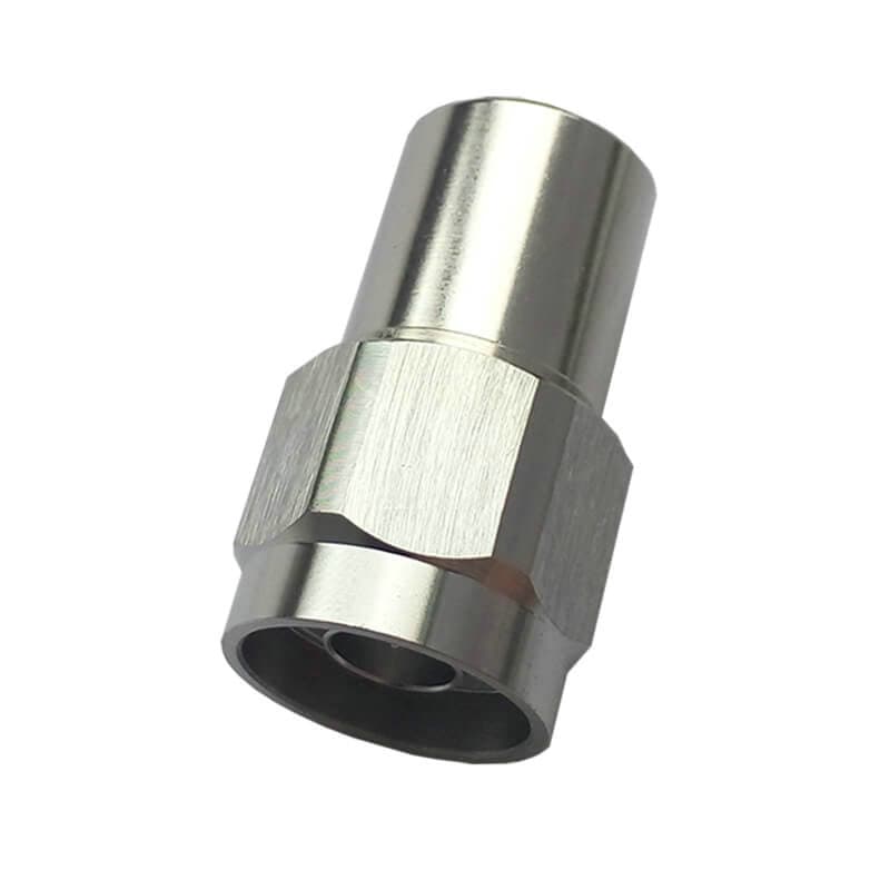 2W N-Type Male Head RF Load DC 6GHz Antenna Feed Line Test High Frequency Stainless Steel Insulator Network Communication