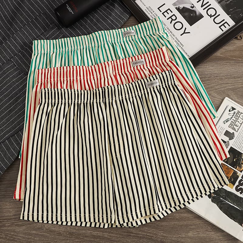 [Multi-Way Wear] Men's Loose Cotton Boxer Shorts, Home Sleep Shorts, Sports Comfort Underwear