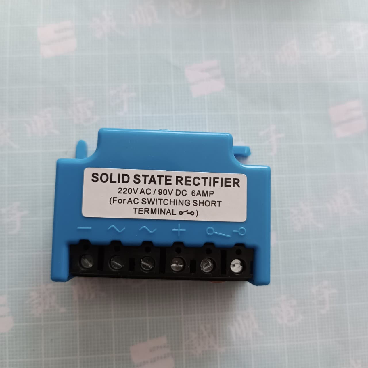 SOLID STATE RECTIFIER 220 VAC 90VDC 6A AMP SHORT