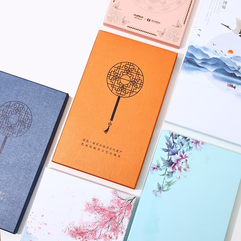 Directly from the manufacturer, classical Chinese-style fan boxes, empty boxes with heaven and earth covers, gift boxes, outer packaging boxes, empty boxes, wholesale goods are available.