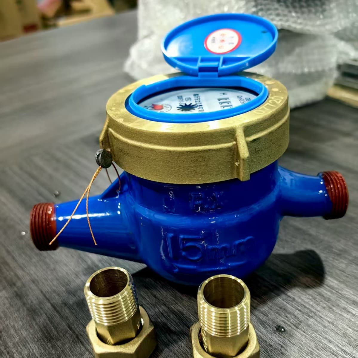 National Standard Full Copper Mechanical Rotary Wing Water Meter