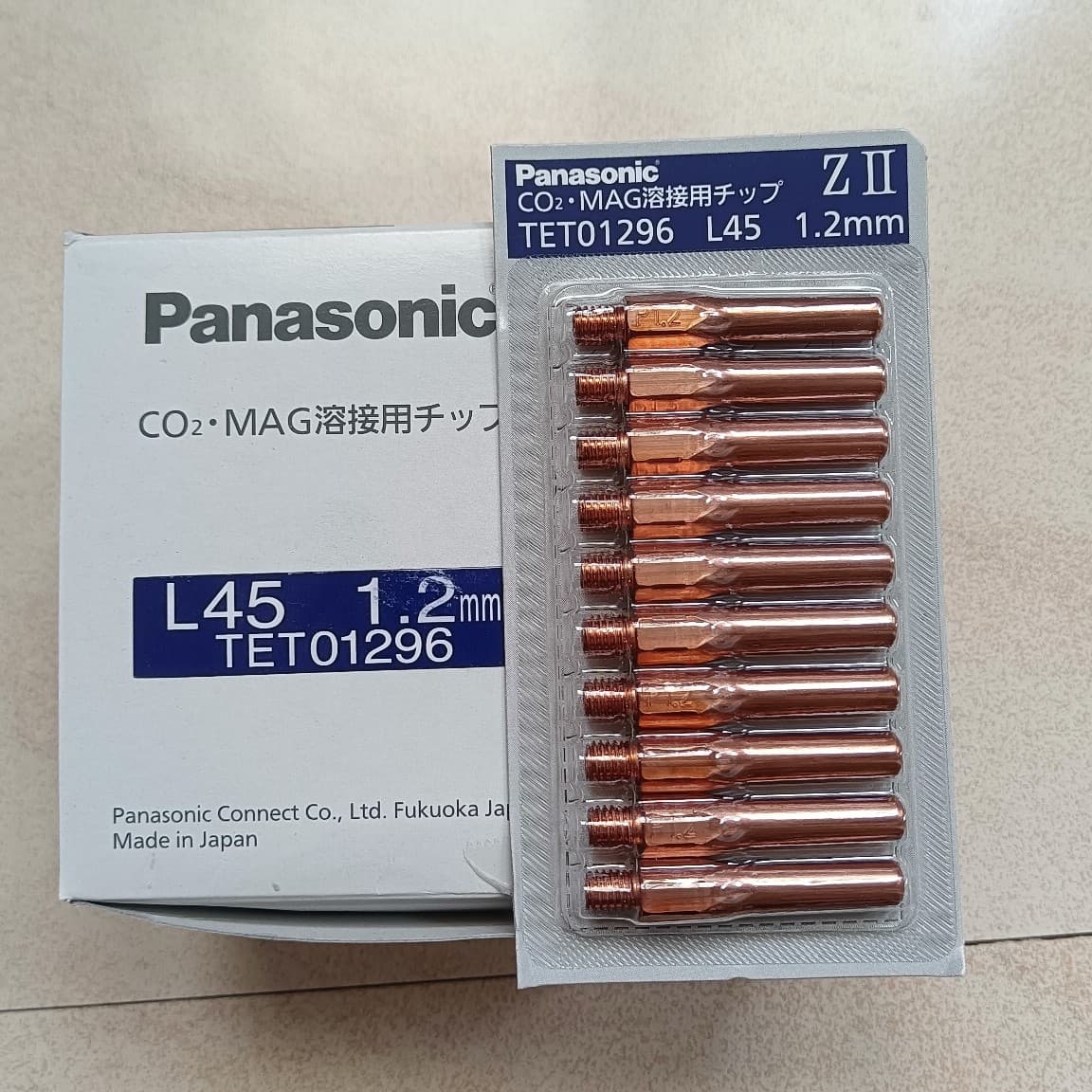 Panasonic original imported contact tip TET01296 1.2-45MM genuine