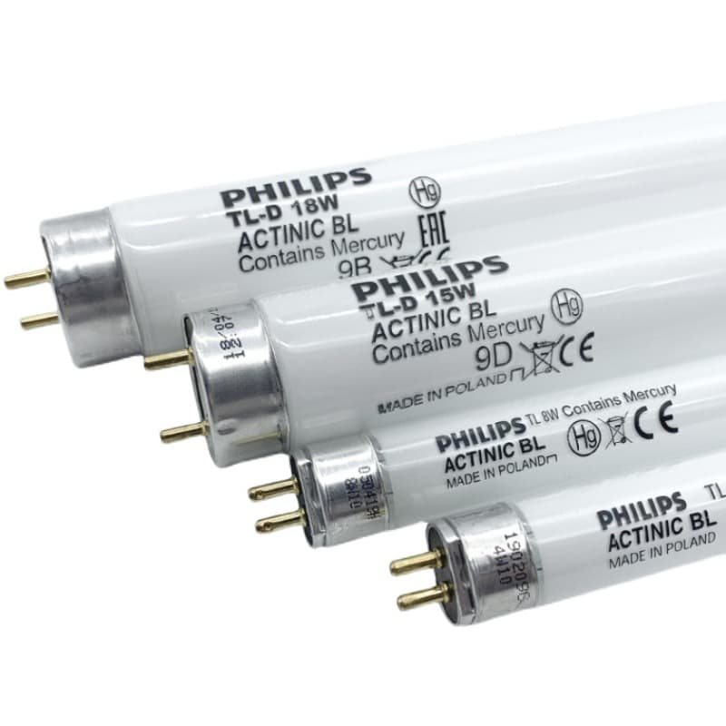 Philips UV UVA Fly Killer Lamp Tube T5 Blue Light 8W 15W Curing Plate Exposure Lamp Tube Restaurant Mosquito Attractant T8 Lamp Tube
