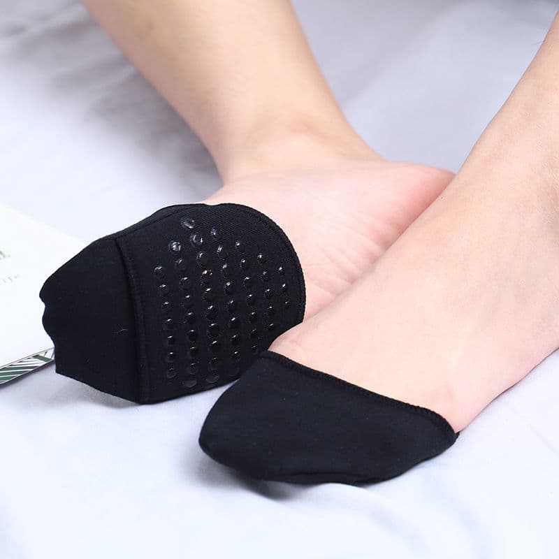 High Heel Sweat-Proof Socks Women Forefoot Half Sole Socks Single Shoes Boat Socks Invisible Silicone Anti-Slip Summer Thin Style