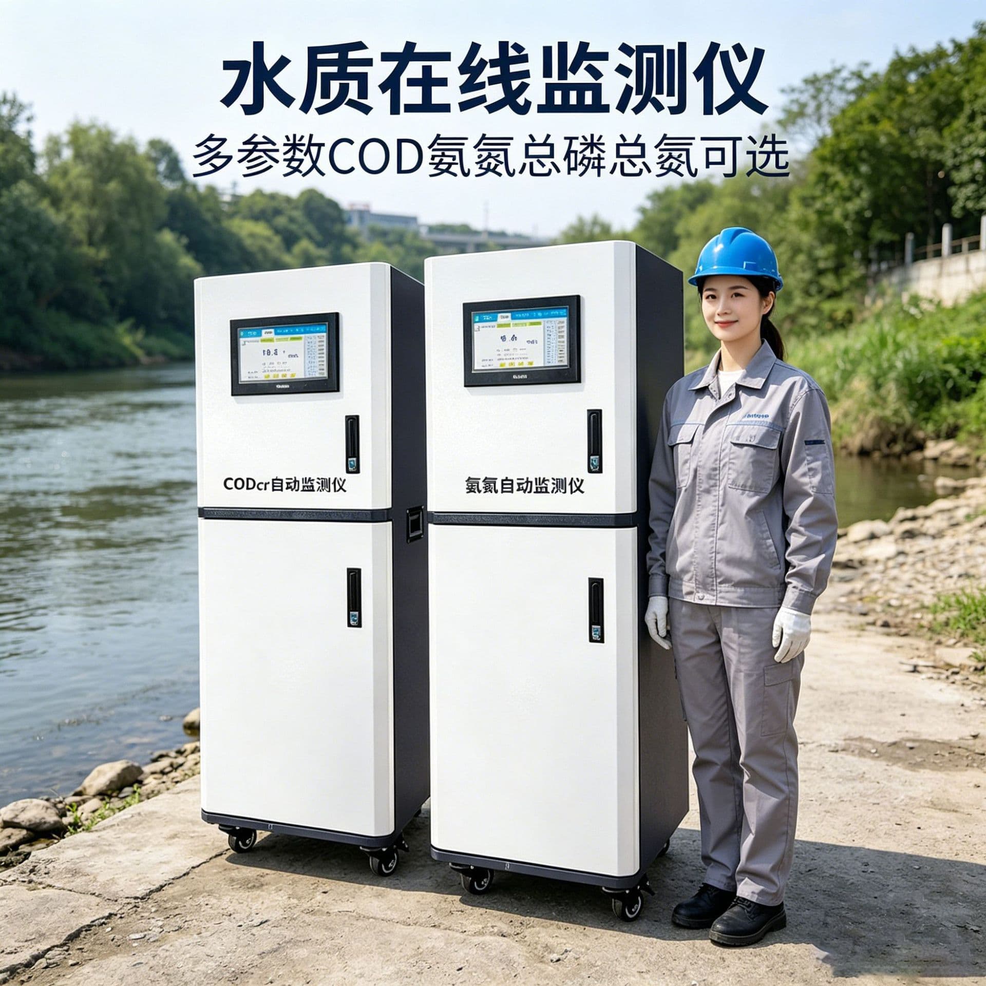 Online COD Analyzer Industrial Wastewater Heavy Metals Total Phosphorus Total Nitrogen Automatic Monitoring Total Copper Nickel Chromium Zinc Lead Monitoring
