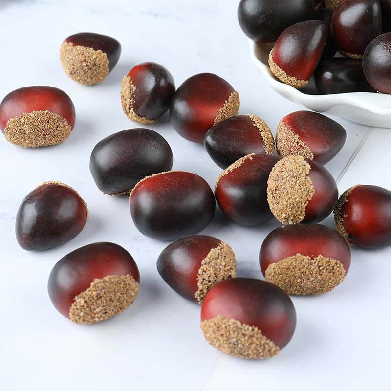 Simulated Dried Fruit Chestnut Nut Home Party Decor Christmas Holiday Photography Props Model
