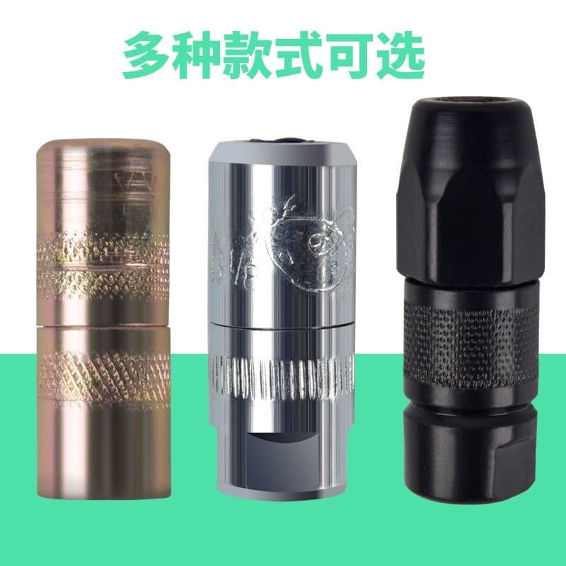 Grease injection nozzle, grouting gun head, grease head, grease nozzle, waterproof grouting machine accessories, rubber gasket