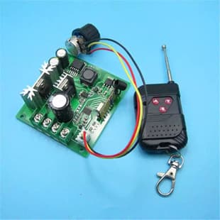 Wireless Remote DC Motor Speed Controller 12V 24V 30V 10A Motor Controller PWM Adjustment