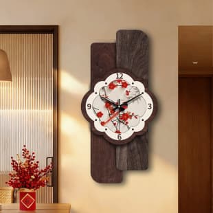 Joyful Magpie Living Room Wall Clock, 2026 New High-End Minimalist Silent Clock, Dining Room Home Use, No-Drill Art Clock