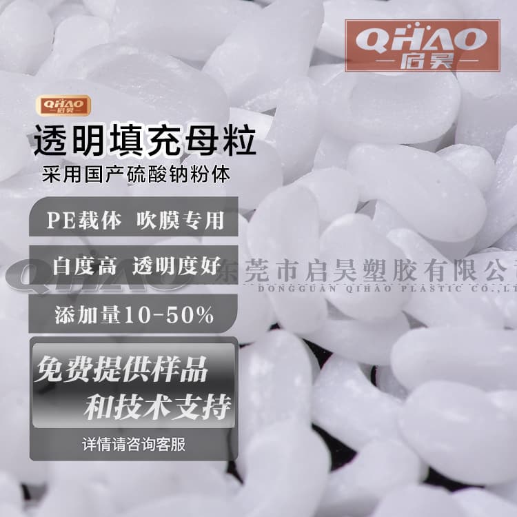 High Transparency Sodium Sulfate Filling Masterbatch Glauber's Salt Transparent Plastic Bag Three-Layer Co-Extrusion Blown Film Grade M10