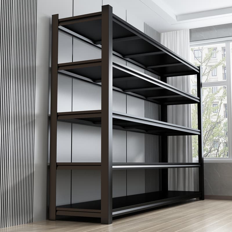 Storage Shelf, Home Shelving Unit, Balcony Floor-Standing Multi-Layer Display Rack, Heavy-Duty Steel Shelf