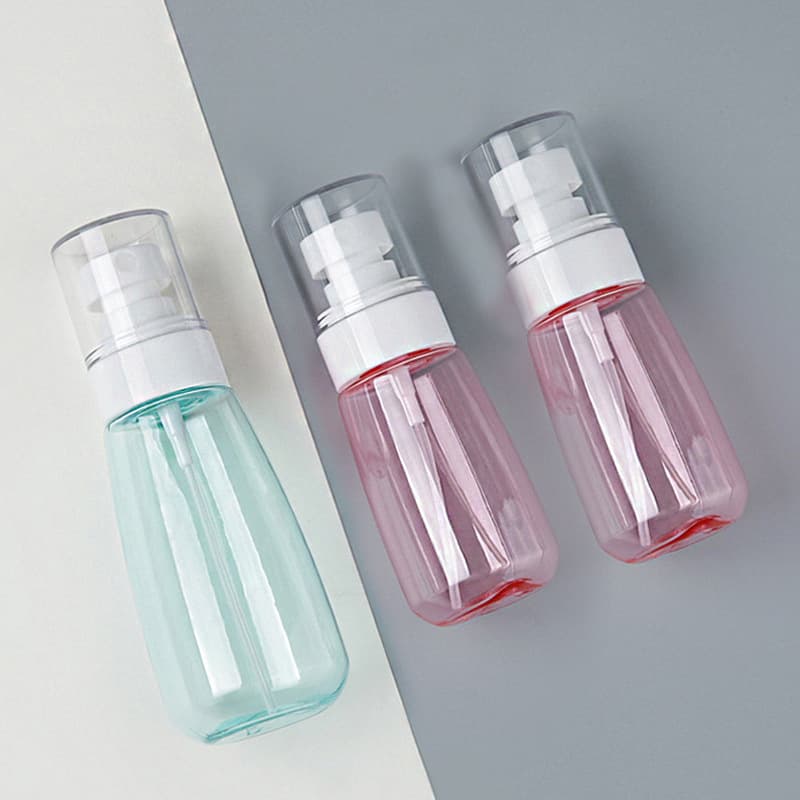 Ultra-Fine Mist Spray Bottle for Facial Hydration, Empty Refillable Travel Portable Small Alcohol Spray Bottle