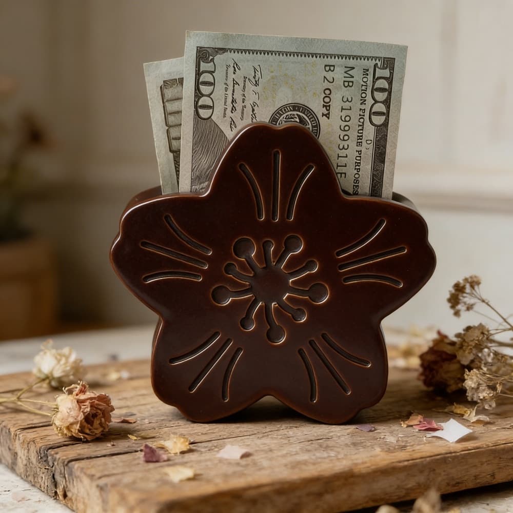 S2398+S2399 Spring Flower Base Front Cover Decorative Cement Plaster Mold DIY Silicone Mold