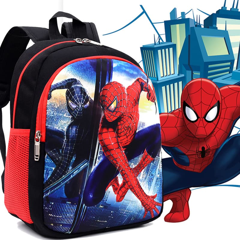 New Anime Cartoon Elementary School Backpack Large Capacity Boys Kindergarten Dual-Shoulder Bag Trendy Printed Kids Backpack