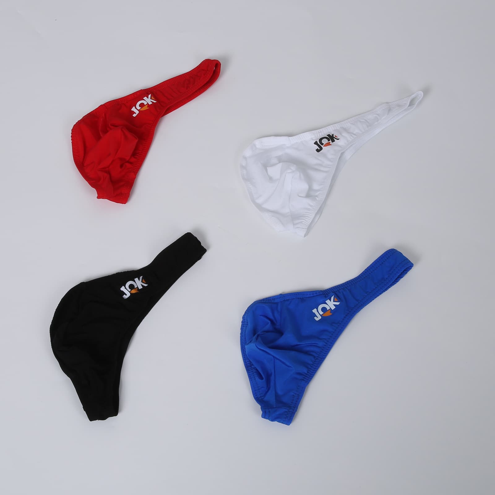 Men's Couple Sexy Thong Classic Low Waist Single Side Thong Ice Silk Foreign Trade Underwear