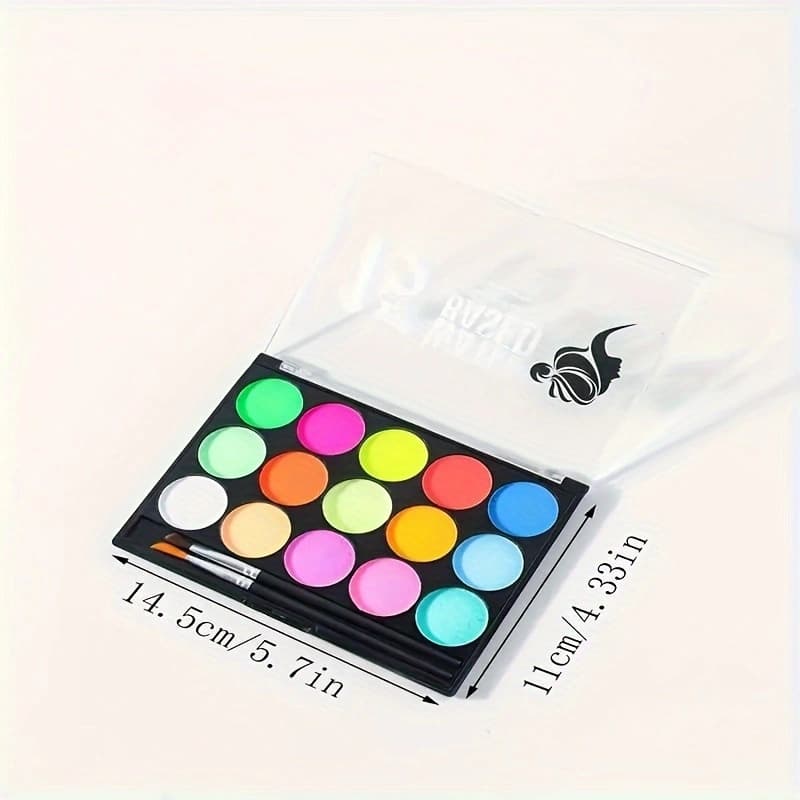 Meng Hui Kids Face Painting Paint 12-Color Set Face Paint Stage Makeup Water-Soluble Body Paint