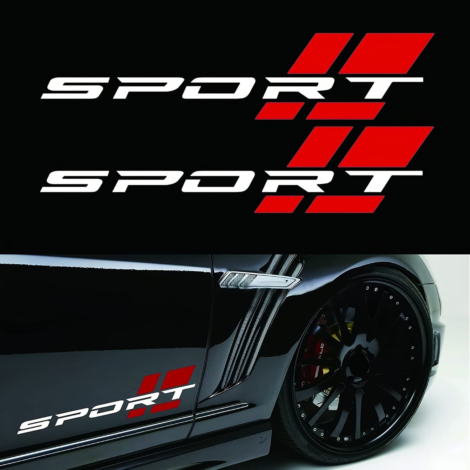 Cross-border TEMU Amazon Exclusive Sport Letter Decal Truck Car Modification Door Sticker
