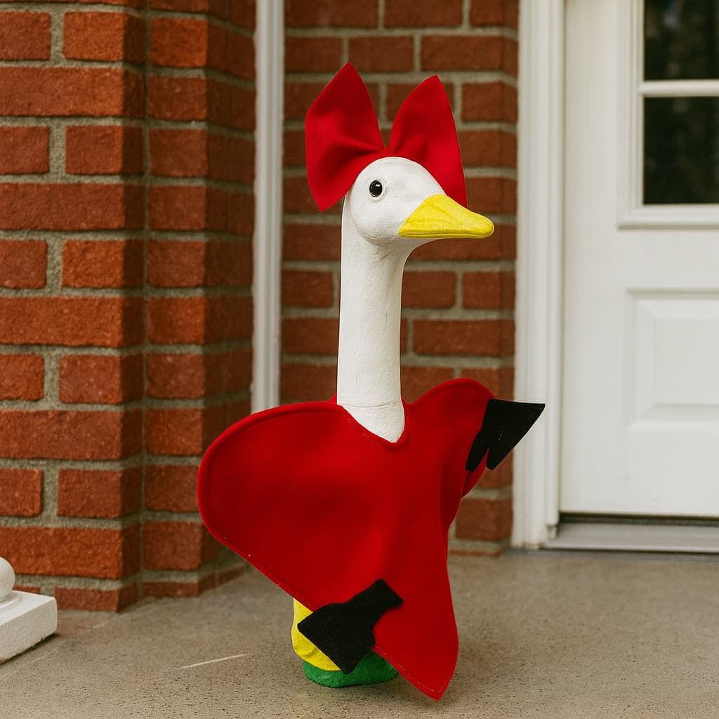 New Amazon Porch Goose Costume Cupid Love Valentine's Day Halloween Party Yard Decoration Outdoor