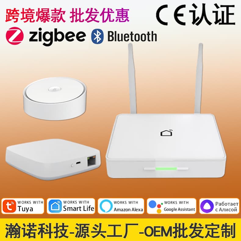 Tuya Smart Zigbee Smart Wired Gateway Fault Replacement Whole House Smart Home Central Gateway Manufacturer