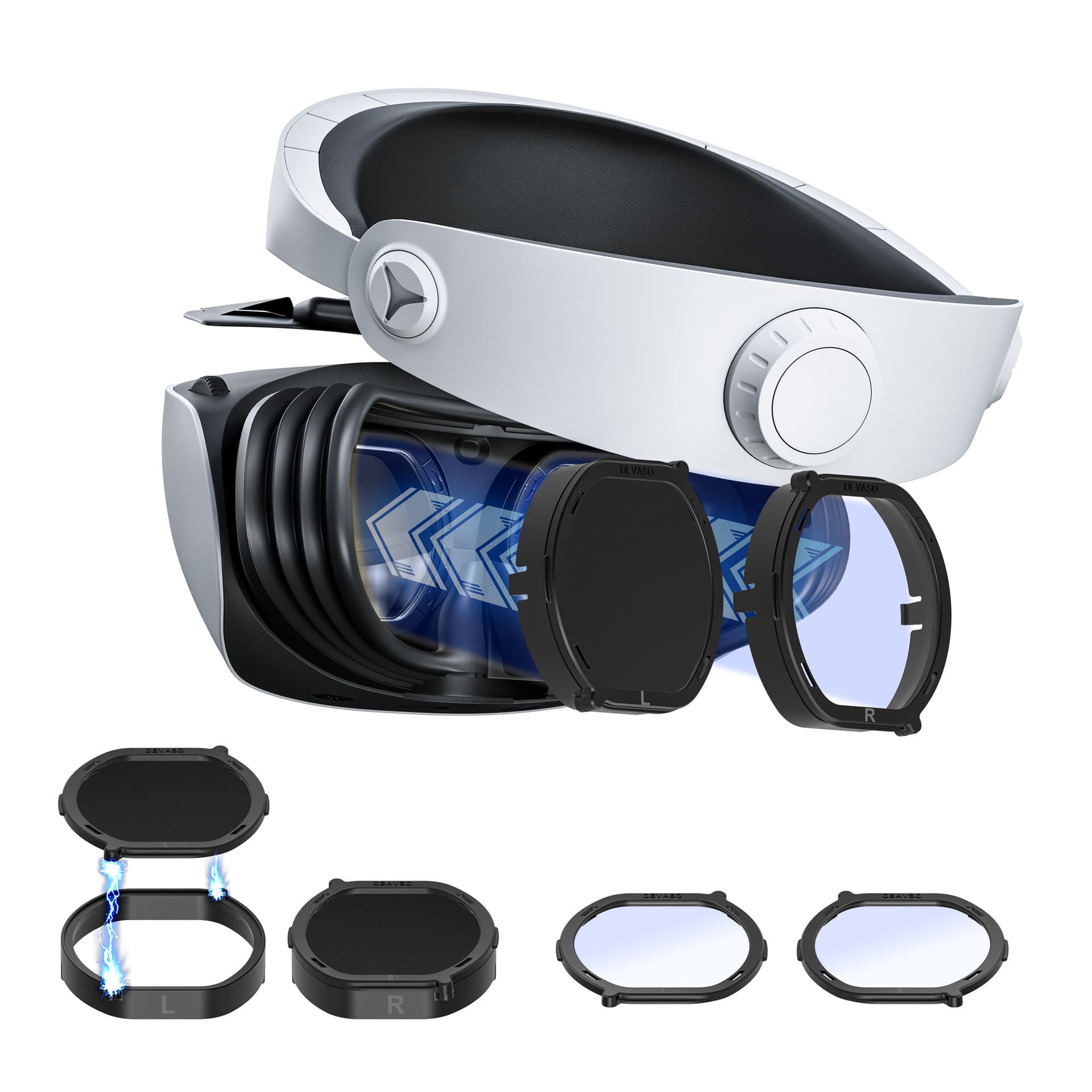Suitable for PS VR2 magnetic glasses PSVR2 protective cover, anti-blue light, anti-fogging, magnetic design lenses in stock