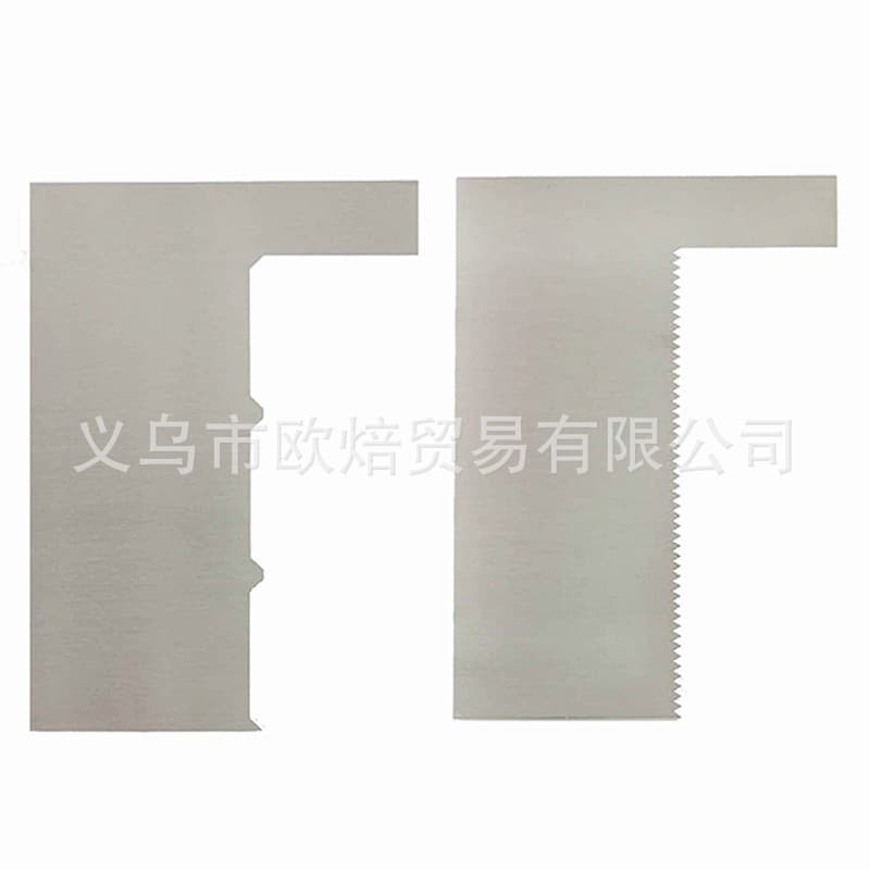2-Piece Book Style Stainless Steel Scraper DIY Cake Tool Cream Scraper Cake Spatula Baking Utensil